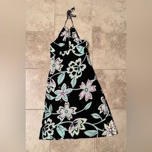 Bebe halter floral dress